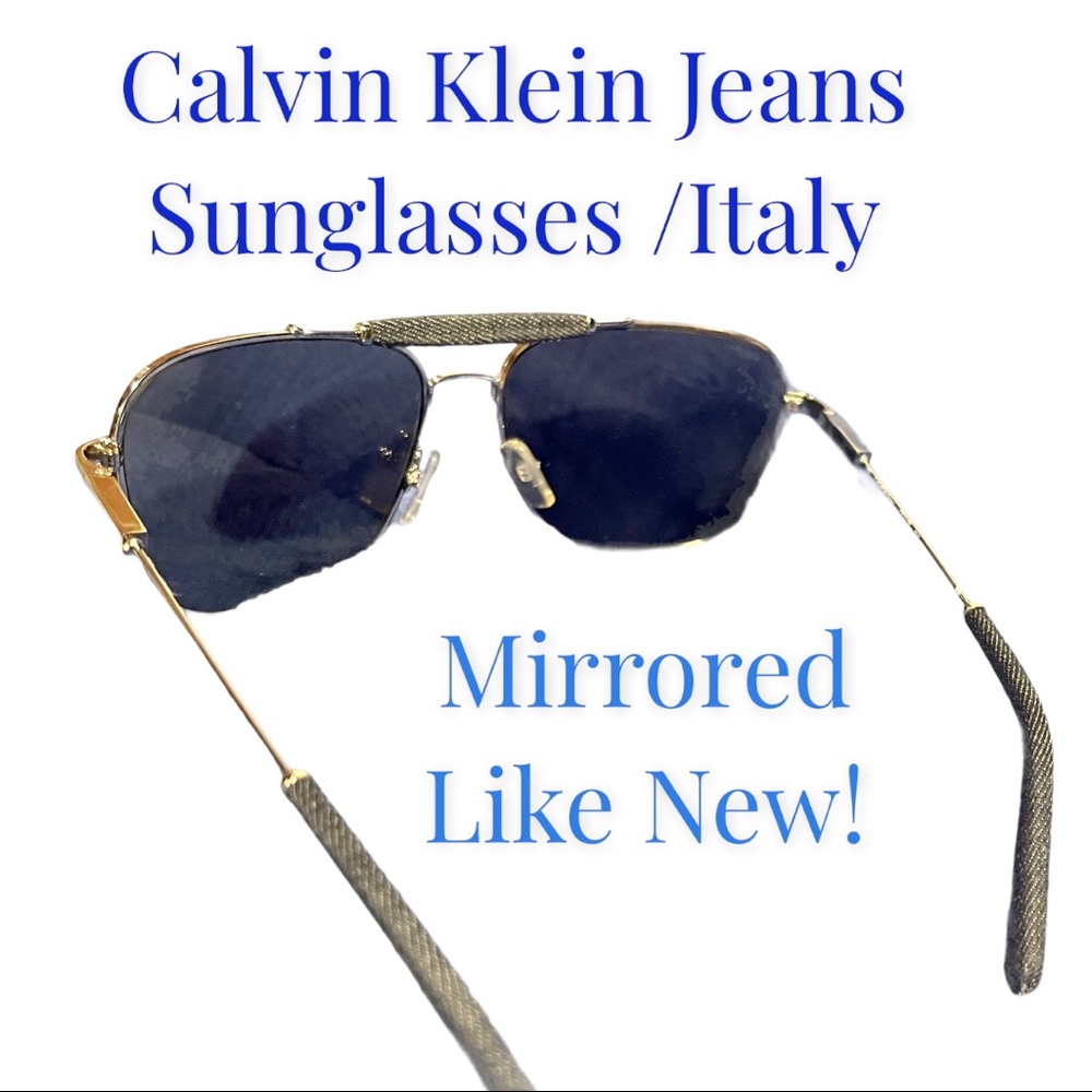 Calvin Klein Jeans Mirrored Sunglasses MSRP $239